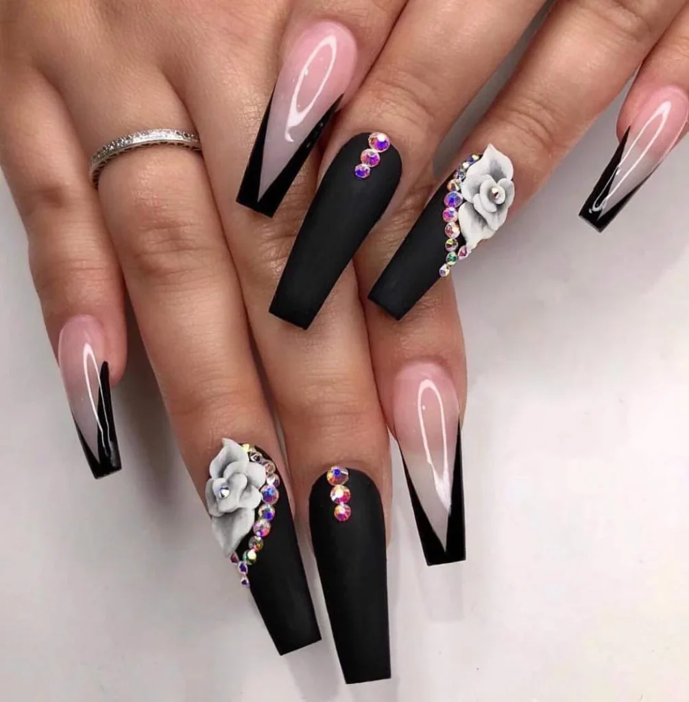 Stunning Black Nail Designs To Try This Season