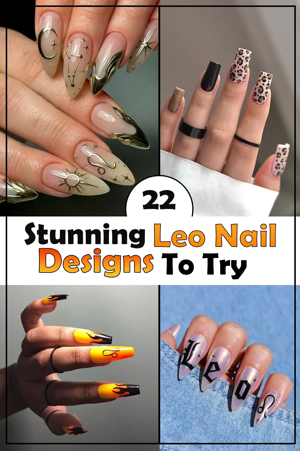 Leo Nail Designs