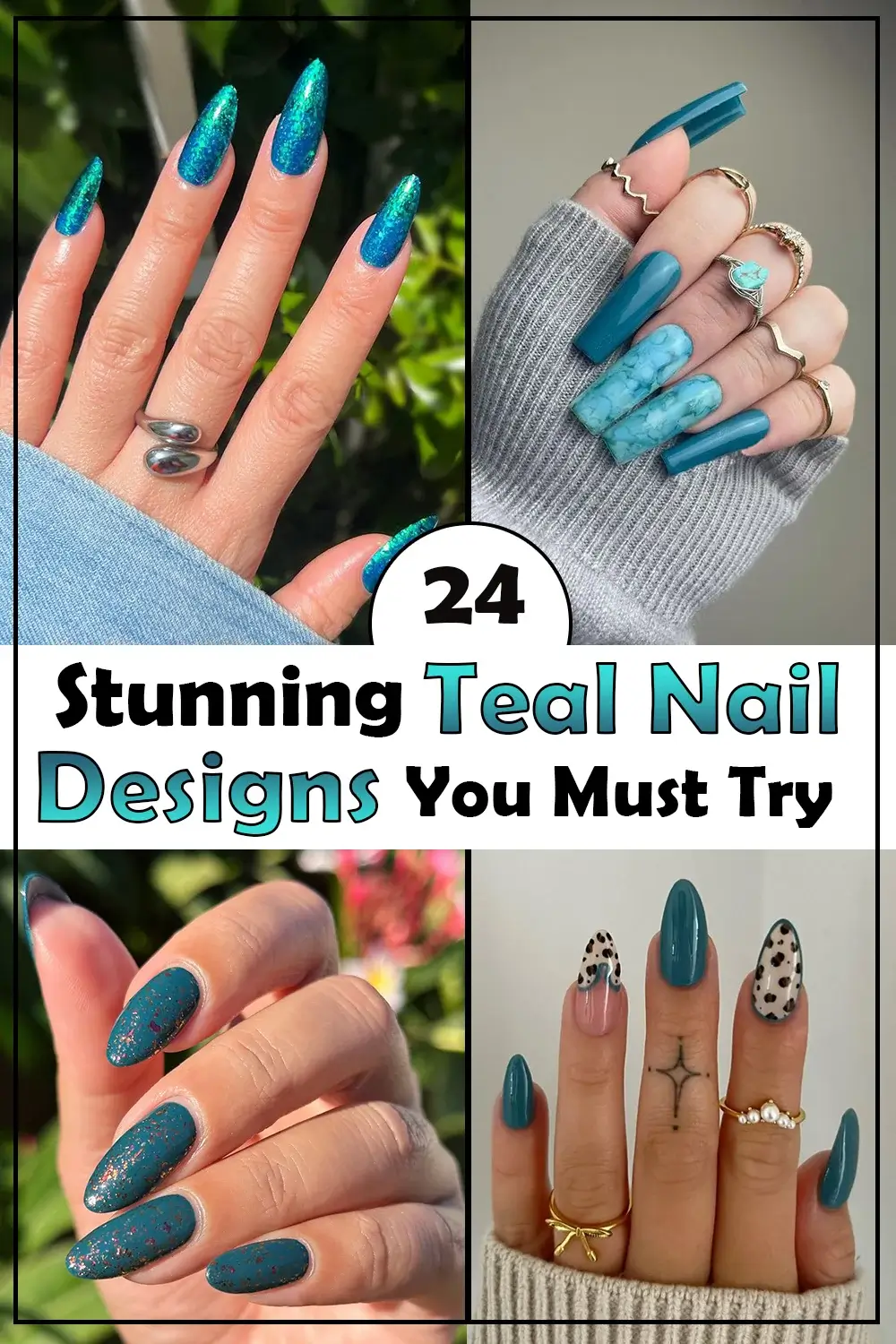 Teal Nail Designs