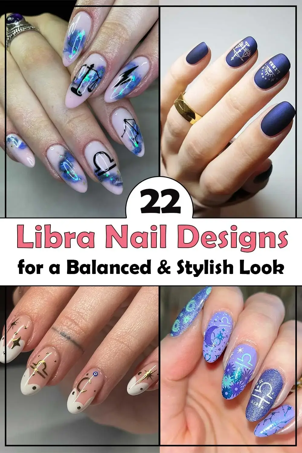 20 Libra Nail Designs