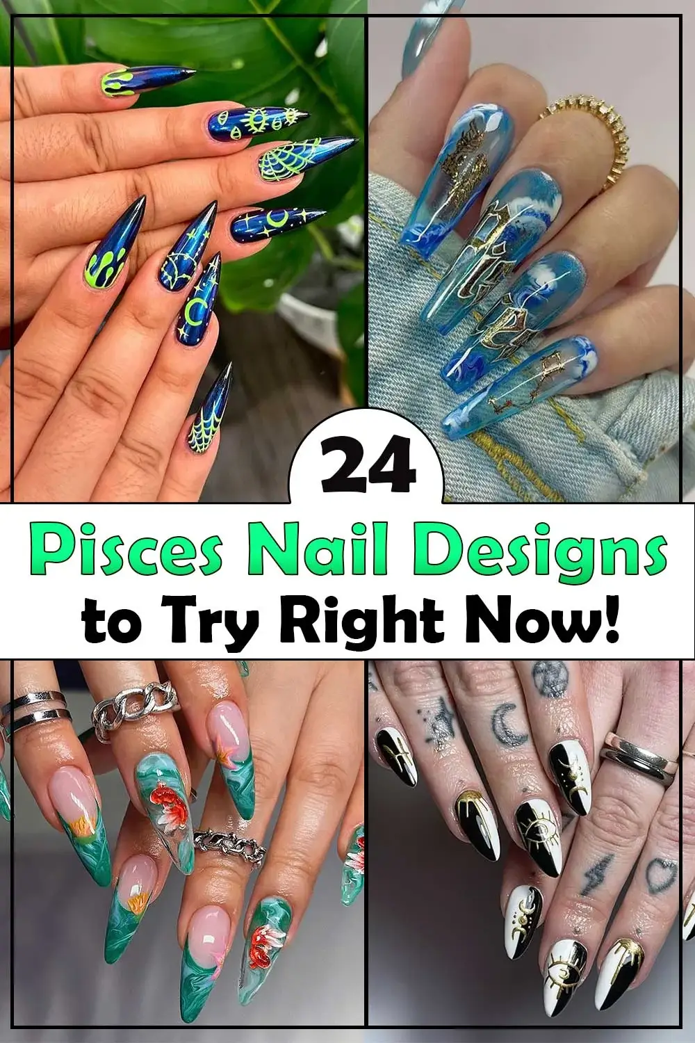 24 Pisces Nail Designs