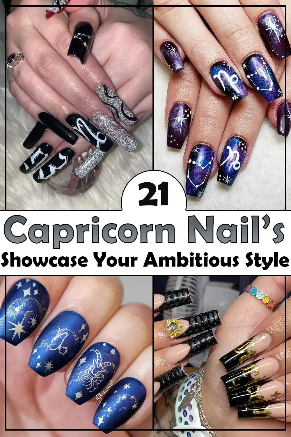 21 Capricorn Nail Designs