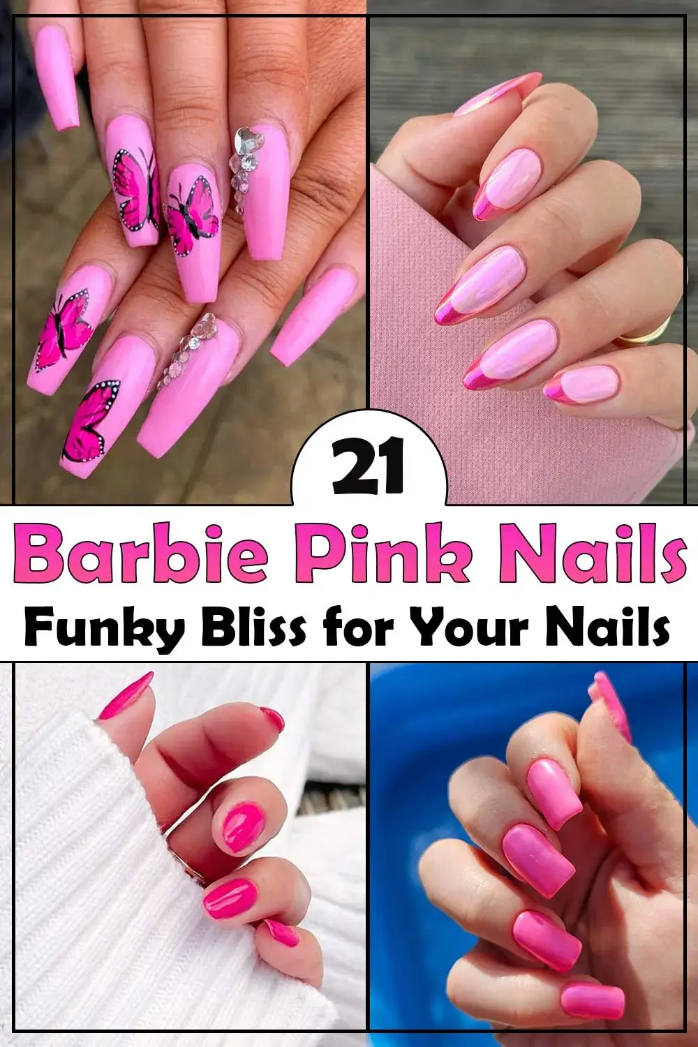 21 Chic Barbie Pink Nails