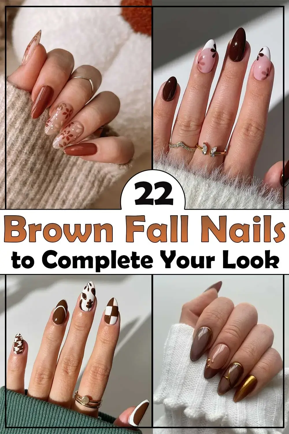 22 Trendy Brown Fall Nail Designs