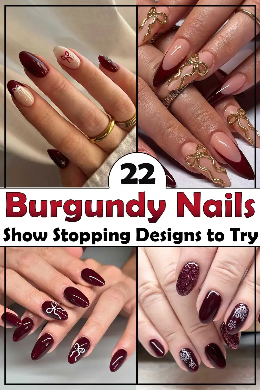 22 Burgundy Nail Designs