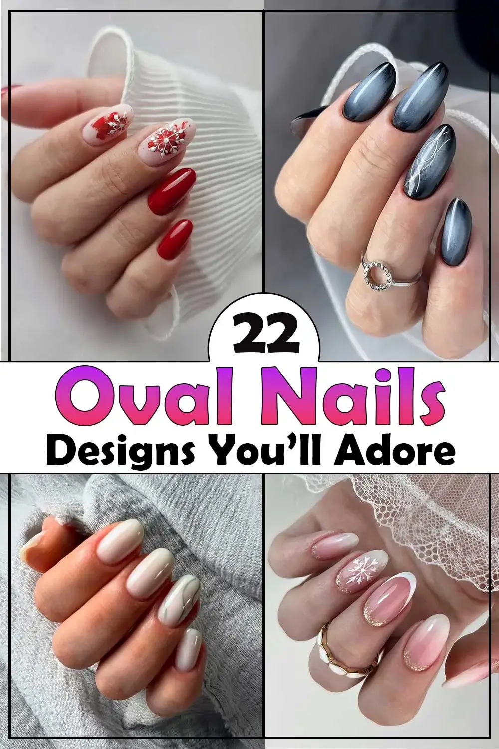 22 Elegant Oval Nail Designs You ll Adore 22 Elegant Oval Nail Designs You ll Adore