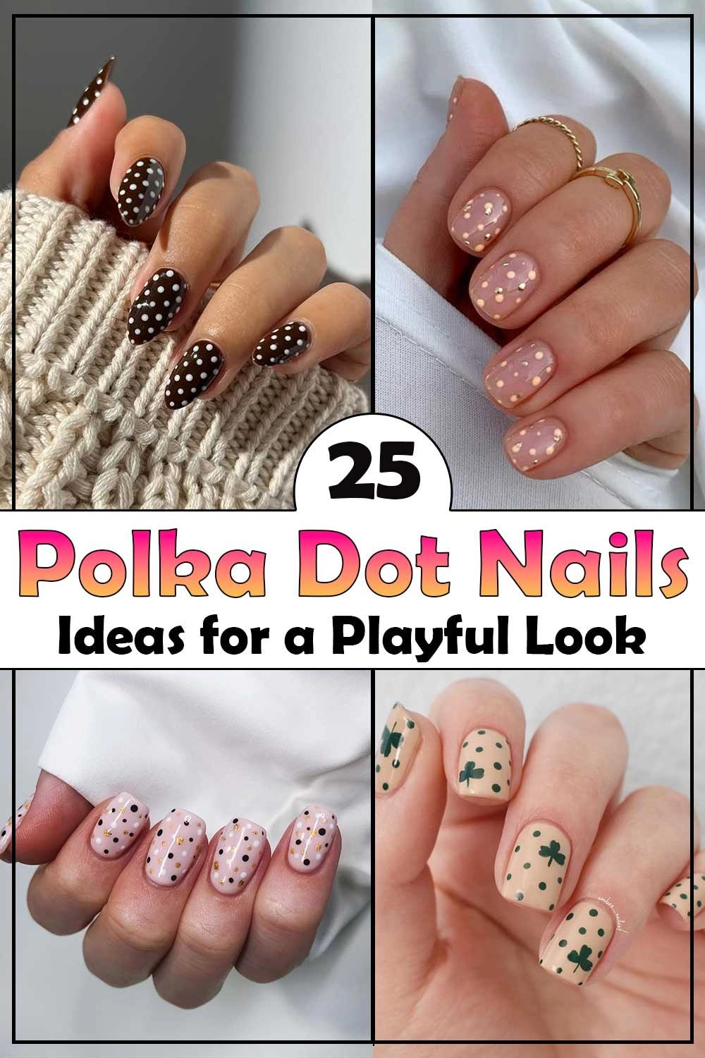 25 Polka Dot Nail Designs