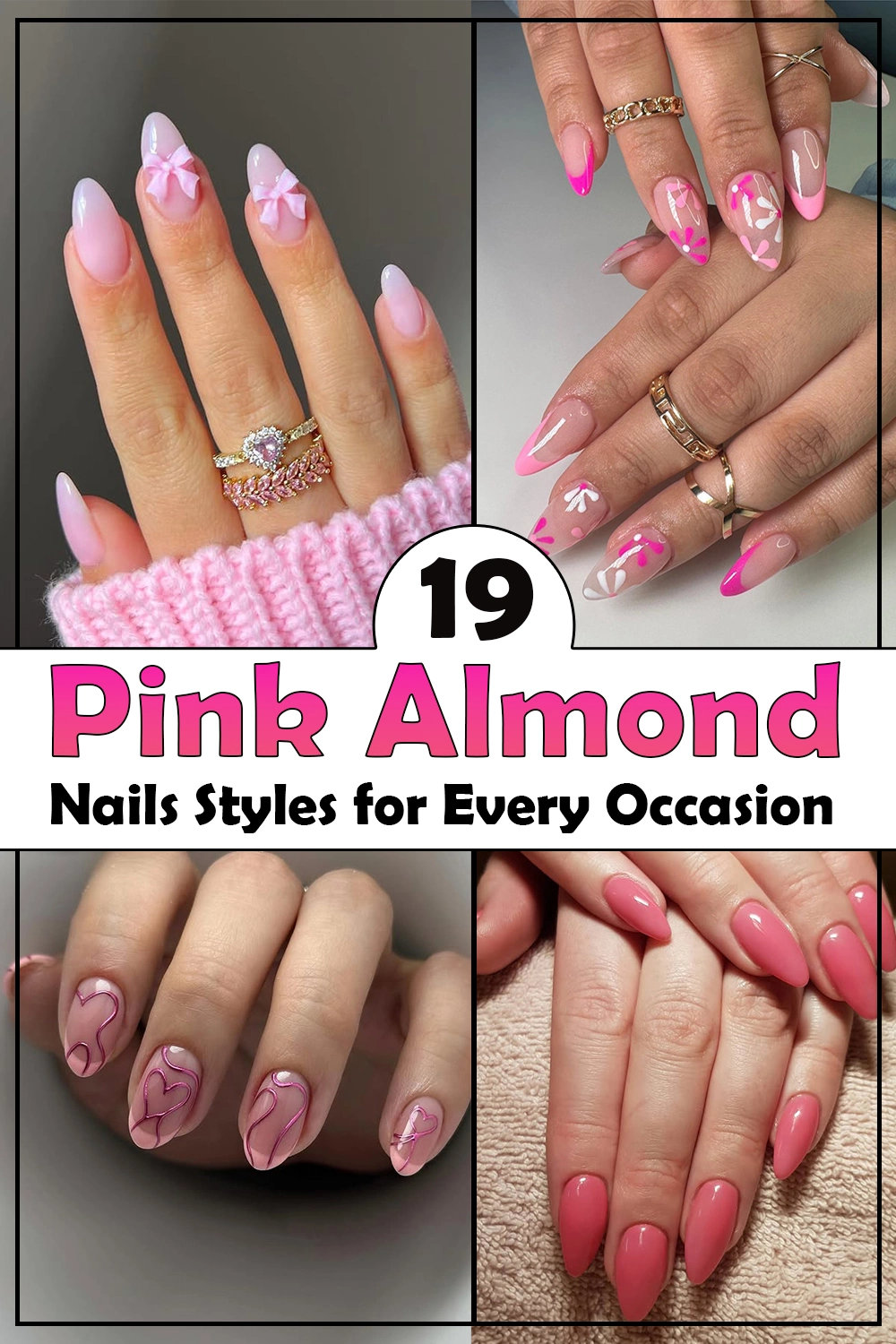 19 Pink Almond Nails Inspiration