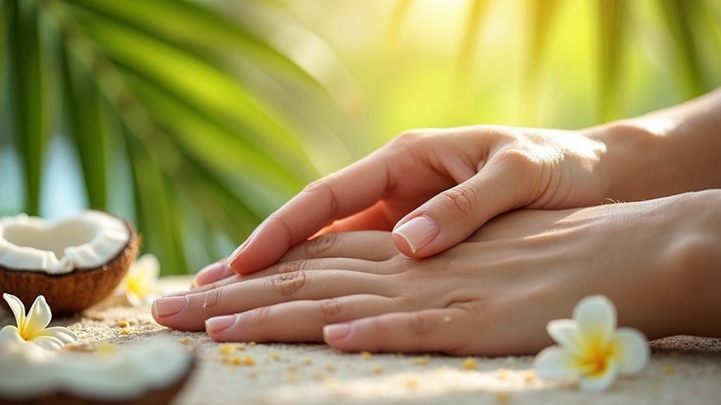 coconut oil nail care