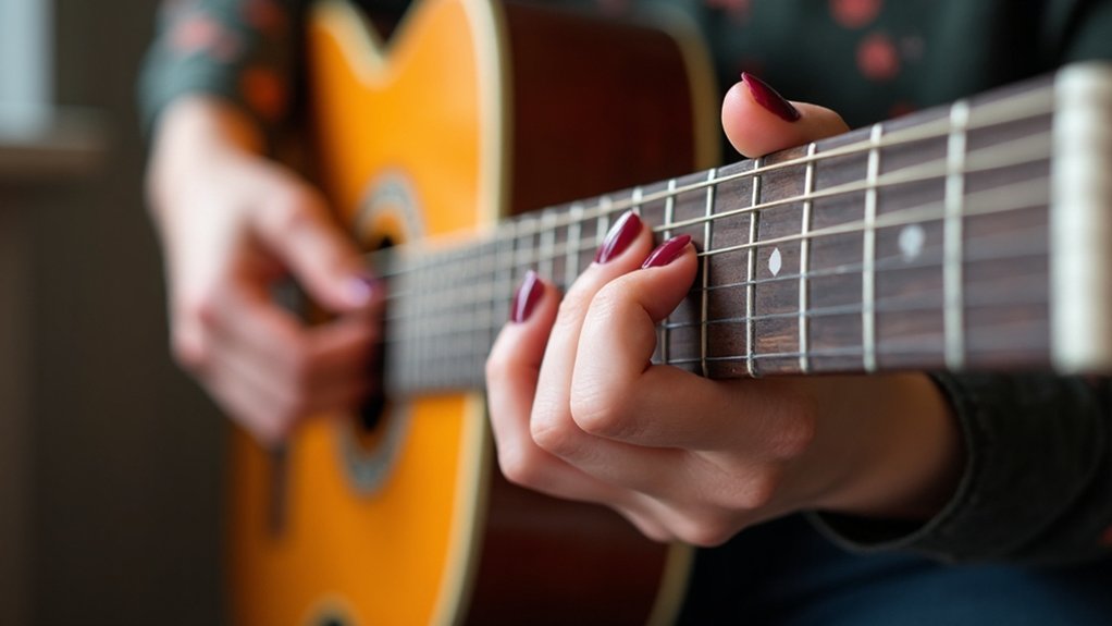 guitar player nail care