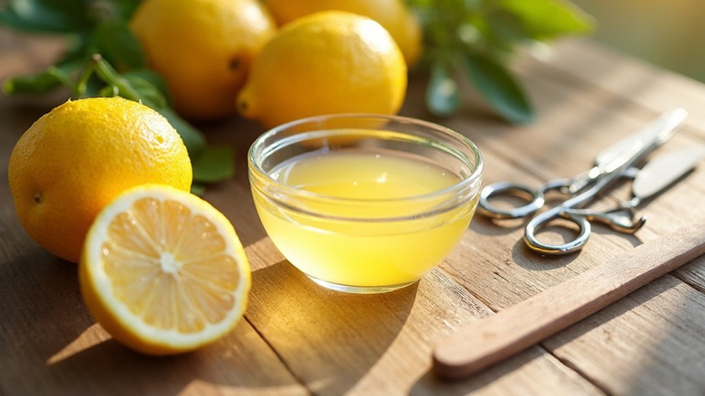lemon juice for nails