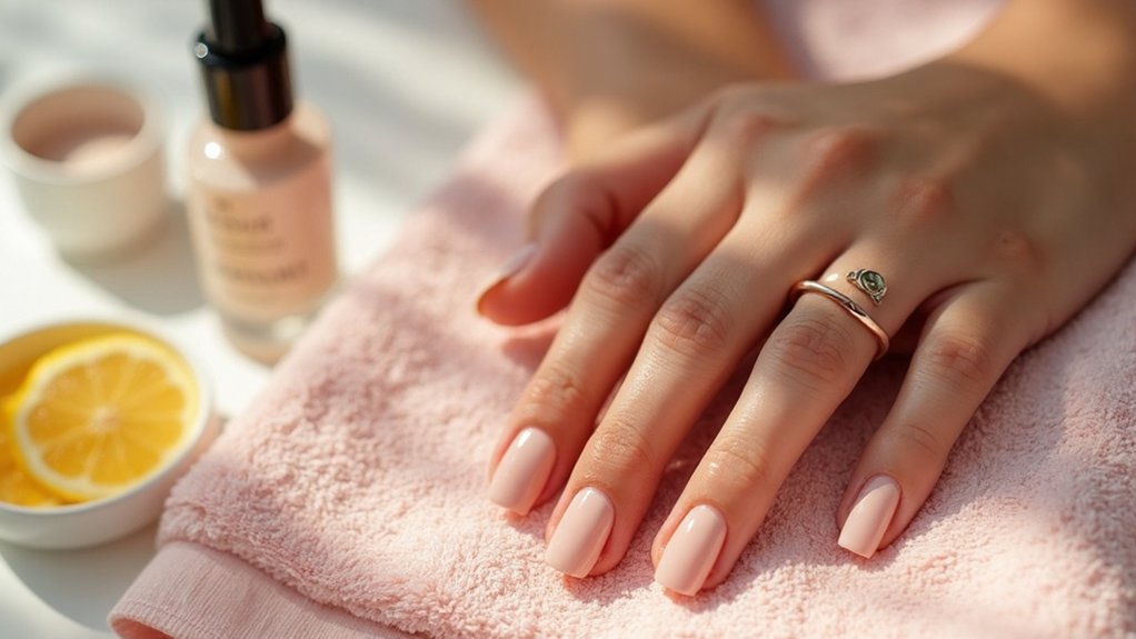 prevent yellow nail stains