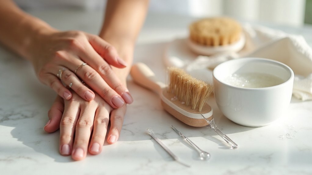 proper nail cleaning techniques