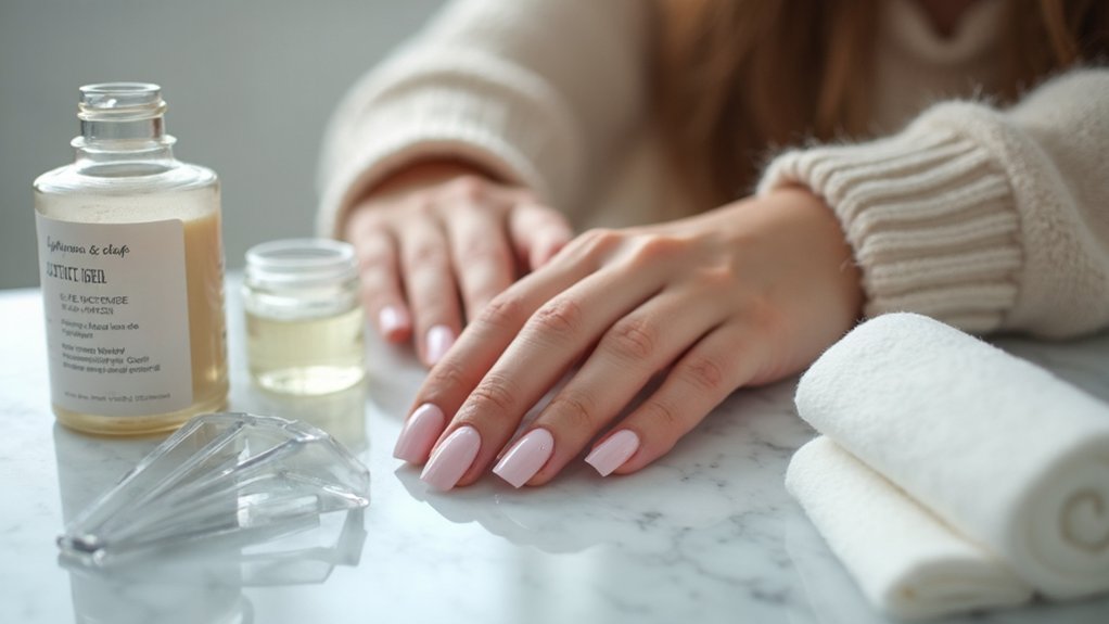 safely remove gel nails